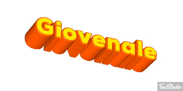 Giovenale Text effect