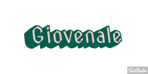 Giovenale Text effect