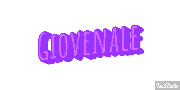 Giovenale Text effect