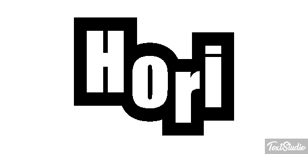 Hori Text effect
