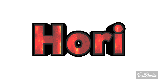 Hori Text effect