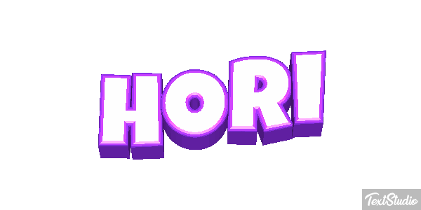 Hori Text effect