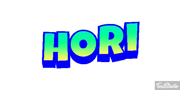 Hori Text effect