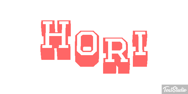 Hori Text effect
