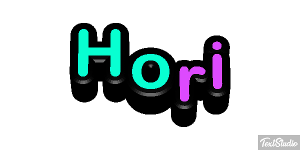 Hori Text effect