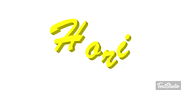 Hori Text effect