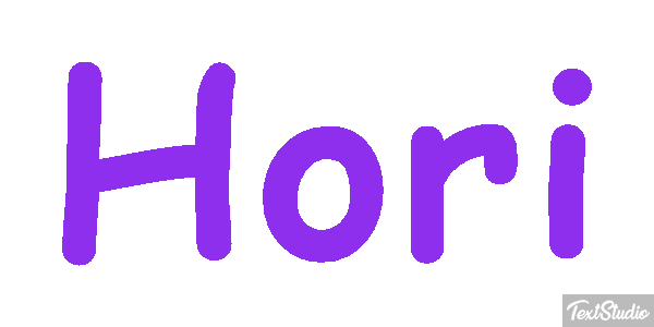 Hori Text effect