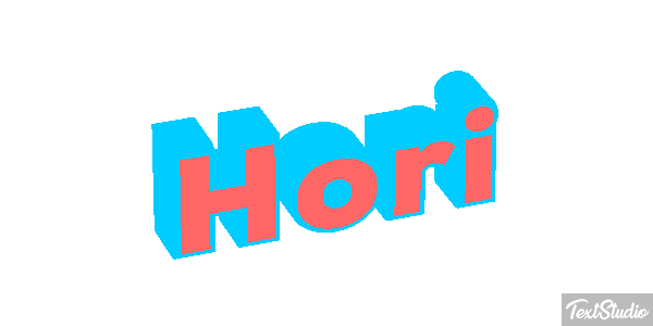 Hori Text effect