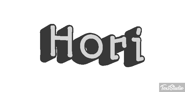 Hori Text effect