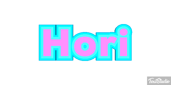 Hori Text effect