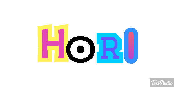 Hori Text effect