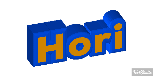 Hori Text effect