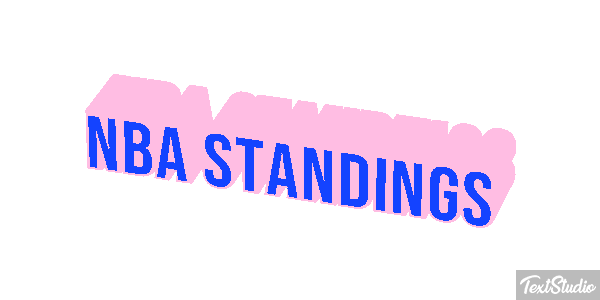 Nba Standings Efeito do texto