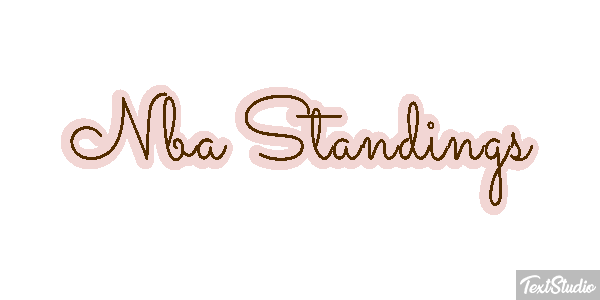 Nba Standings Efeito do texto