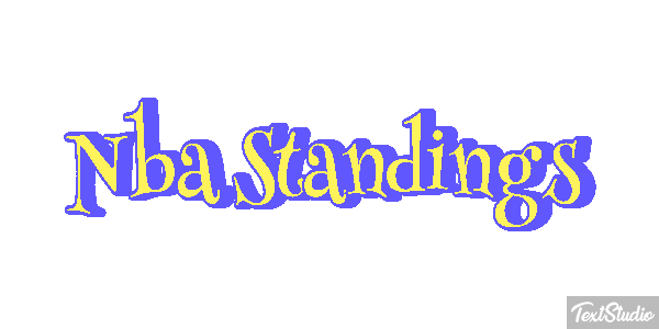 Nba Standings Efeito do texto