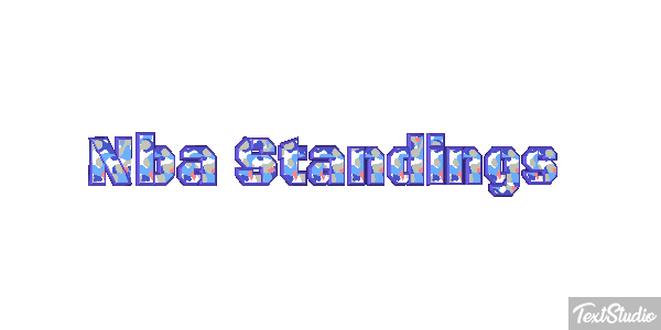 Nba Standings Efeito do texto