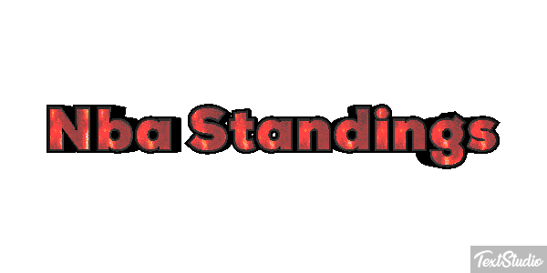 Nba Standings Efeito do texto