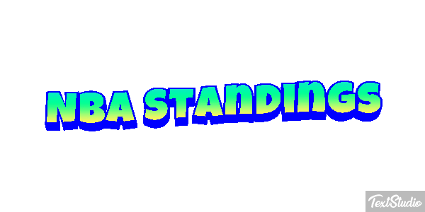 Nba Standings Efeito do texto