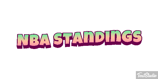 Nba Standings Efeito do texto