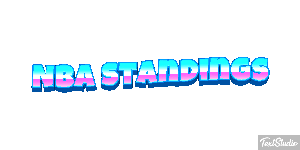 Nba Standings Efeito do texto