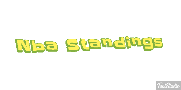 Nba Standings Efeito do texto