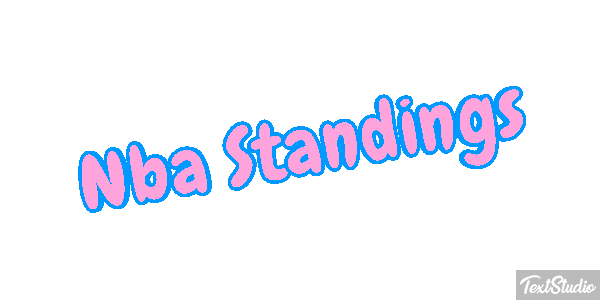 Nba Standings Efeito do texto