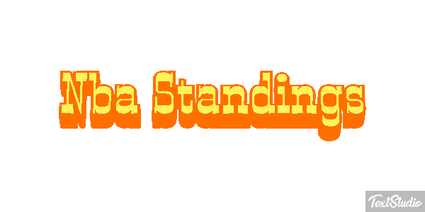 Nba Standings Efeito do texto