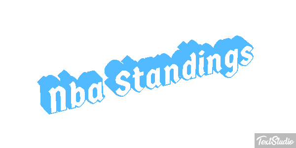 Nba Standings Efeito do texto