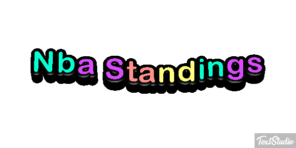 Nba Standings Efeito do texto
