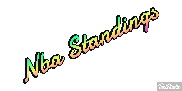 Nba Standings Efeito do texto