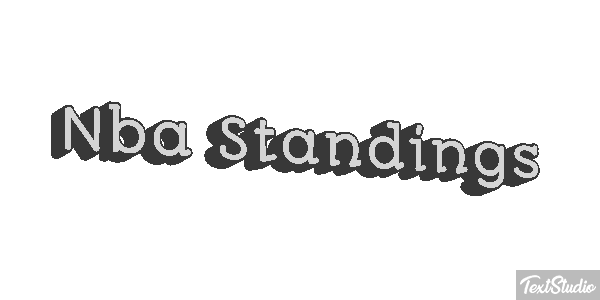 Nba Standings Efeito do texto