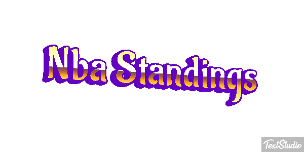 Nba Standings Efeito do texto