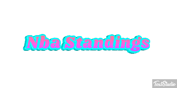 Nba Standings Efeito do texto