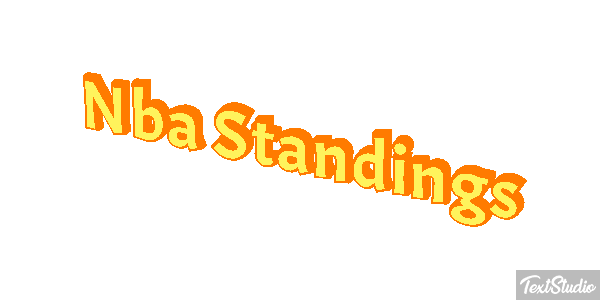 Nba Standings Efeito do texto