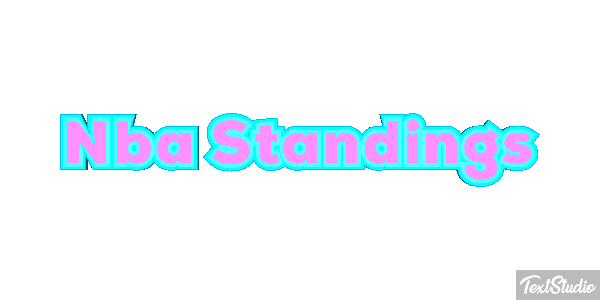 Nba Standings Efeito do texto
