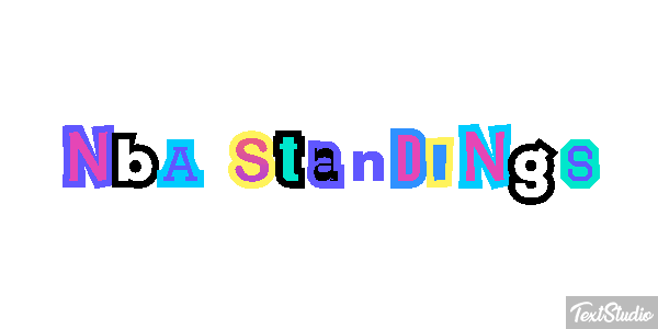 Nba Standings Efeito do texto