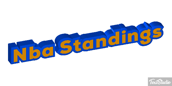 Nba Standings Efeito do texto