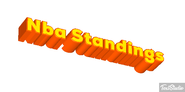 Nba Standings Efeito do texto
