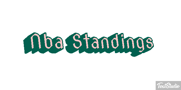 Nba Standings Efeito do texto