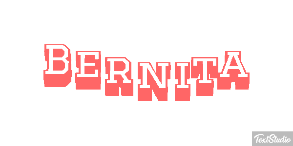 Bernita Text effect