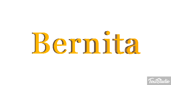 Bernita Text effect
