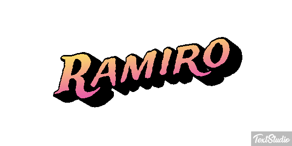 Ramiro Efecto de texto