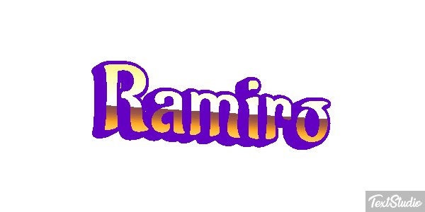 Ramiro Efecto de texto