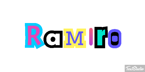 Ramiro Efecto de texto