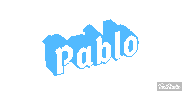 Pablo Efecto de texto