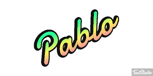 Pablo Efecto de texto