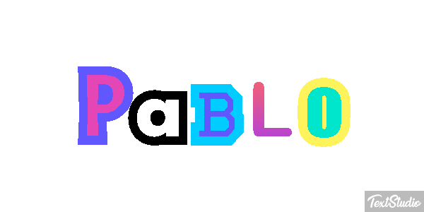 Pablo Efecto de texto