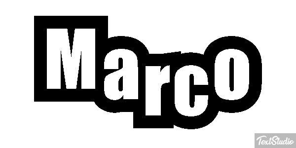 Marco Text effect