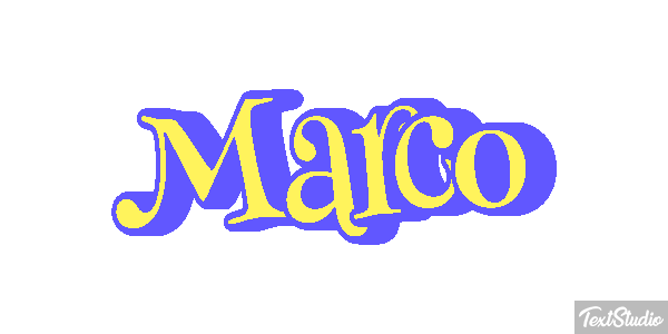 Marco Text effect