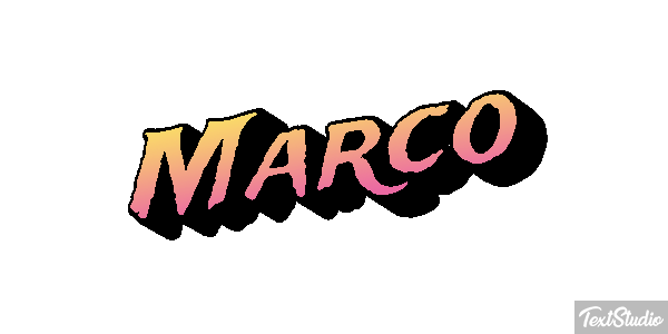 Marco Text effect